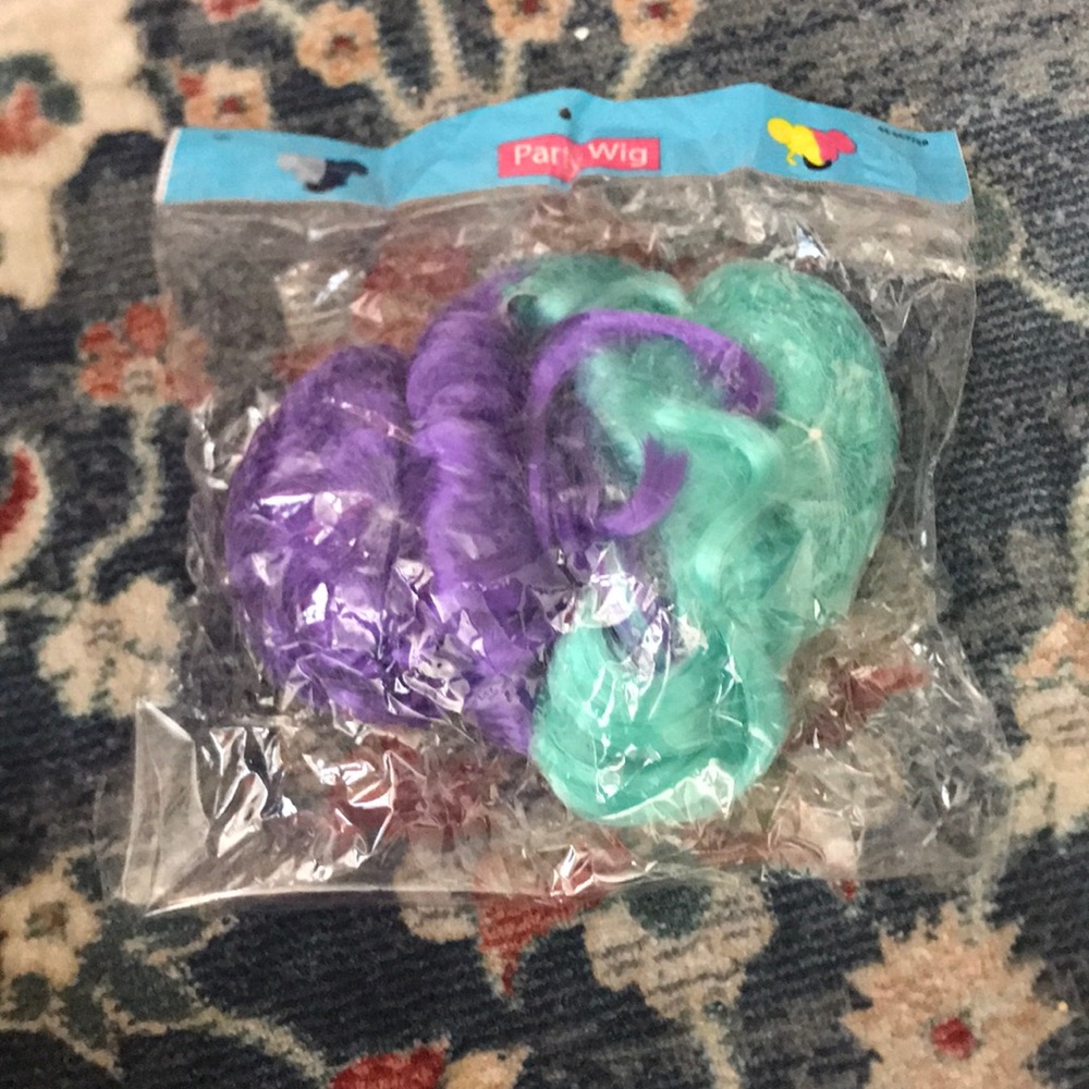 Two Tone Buns Party Wig